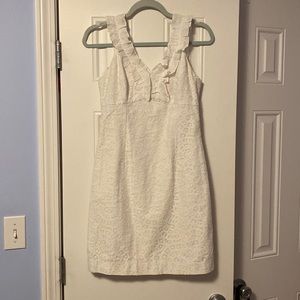 Lilly Pulitzer Phoebe Paisley White Lace Dress